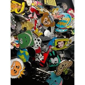 Lot of 15 Scrapper Disney pins. NOT GUARANTEED TO BE AUTHENTIC